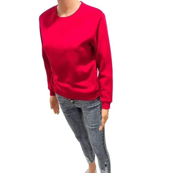 Women's Red Crewneck Sweatshirt - size pp - Picture 10 of 13